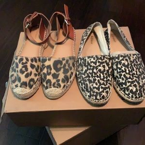 Old Navy women’s animal print shoes 2 pair